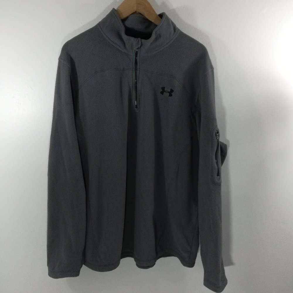 Under Armour Mens 1/4 Zip Fleece Size XXL - Picture 1 of 16